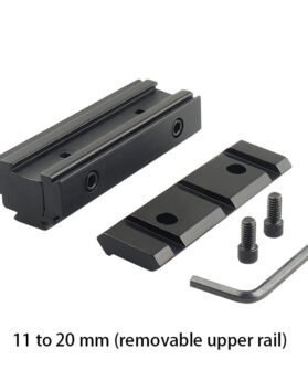 11 to 20 rail conversion bracket dovetail heightening clamp 11mm bracket aluminum alloy material