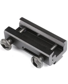 Wide narrow rail 21 to 14mm aluminum alloy rail heightening bracket flashlight bracket heightening clip