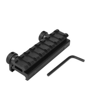 Fishbone rail clamp adapter alignment metal bracket 11mm to 20mm sight rail mirror bridge leather rail alignment