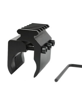 17mm-27mm pipe clamp aluminum alloy flashlight clip 21mm track pipe clamp bracket