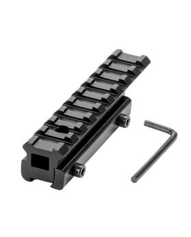 11 to 20mm height increase bracket 9 slot fishbone bracket 20mm conversion bracket hollow aluminum alloy bracket